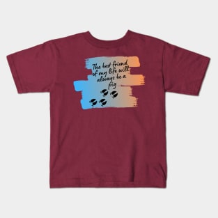 MY GREAT FRIEND THE LITTLE PIG Kids T-Shirt